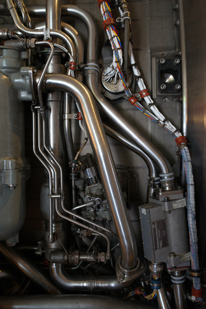 Detail of Rolls Royce Jet Engine