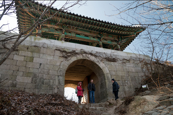 Gate in old defensive wall