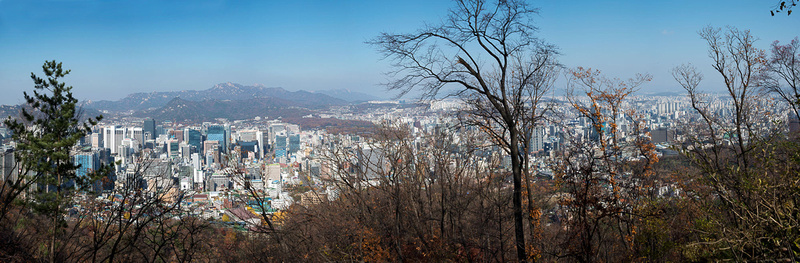 View over Seoul from Namsan