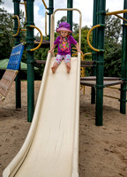 Mia at the playground