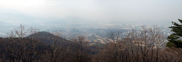 View from Namhansanseong wall