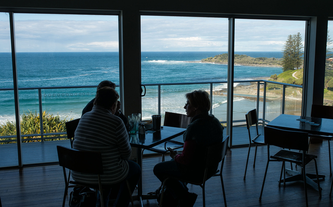 Lunch at the Pacific Hotel. Yamba