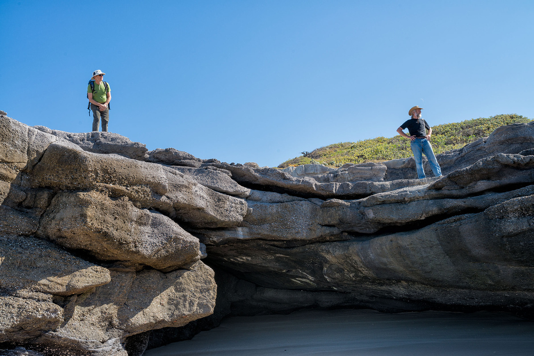 Rob and Fons on Plumbago Head