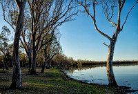 Lake Broadwater in the afternoon light