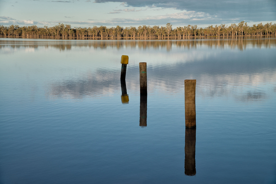 Lake Broadwater in the afternoon light