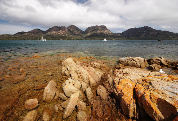 The Hazards, Freycinet National Park,  from Coles Bay
