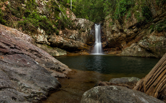 Falls on Cronan Creek, Mt Barney National Park