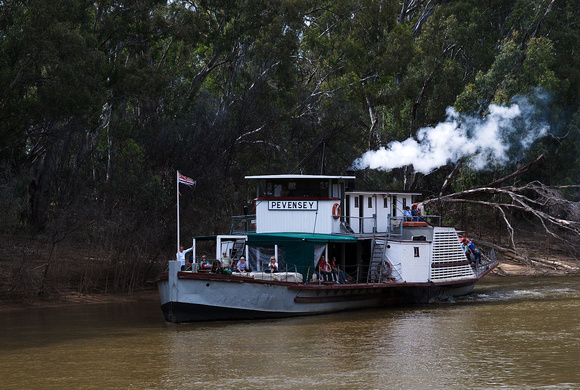 Paddle Steamer on Murray River, Echuca