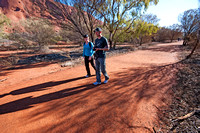 Graeme and Tash on the Uluru Base Walk